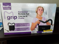MGrip Adjustable Contoured Bed Rail with Multiple Gripping Posit