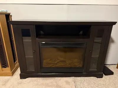 tv stand/ fireplace, View more