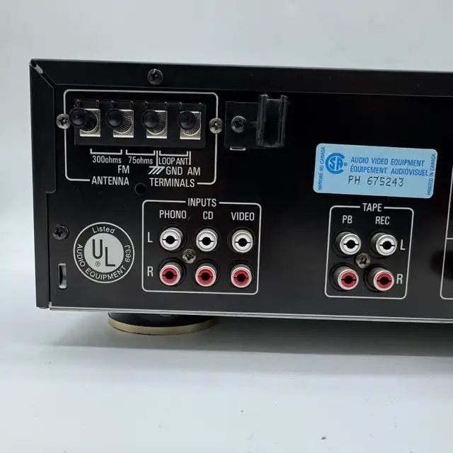 Denon DRA-345R Receiver Amplifier: Phono/Tape/Radio/AUX Tested!  in Stereo Systems & Home Theatre in City of Toronto - Image 8