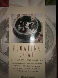 Floating candle bowl 