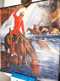 Arnold Friberg 1997 RCMP  Mountie Poster