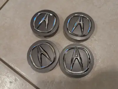 Acura OEM Charcoal Gray caps for Acura TL 2014 rims