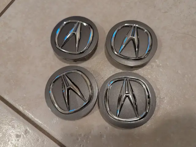 Acura OEM Charcoal Gray caps for Acura TL 2014 rims in Tires & Rims in Markham / York Region - Image 2