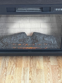 Electric fireplace tv stand 