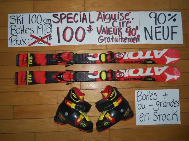 Ensembles kits de ski alpin et twin tip 100 110 120 cm in Ski in Drummondville - Image 8