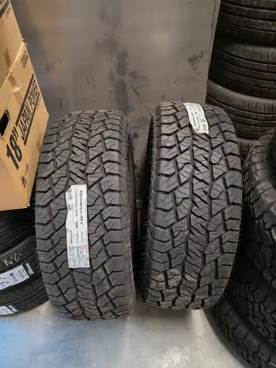 2 brand new hankook at2 in 285/65R20 285/65/20 $100 each Install is 50 per tire Located in transcona...
