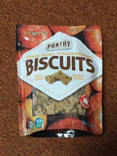 Oven Baked Pumpkin Biscuits Dog Treats, View more