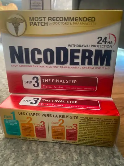 Nicoderm Step 3 Nicotine Transdermal System Patches - 7mg, View more