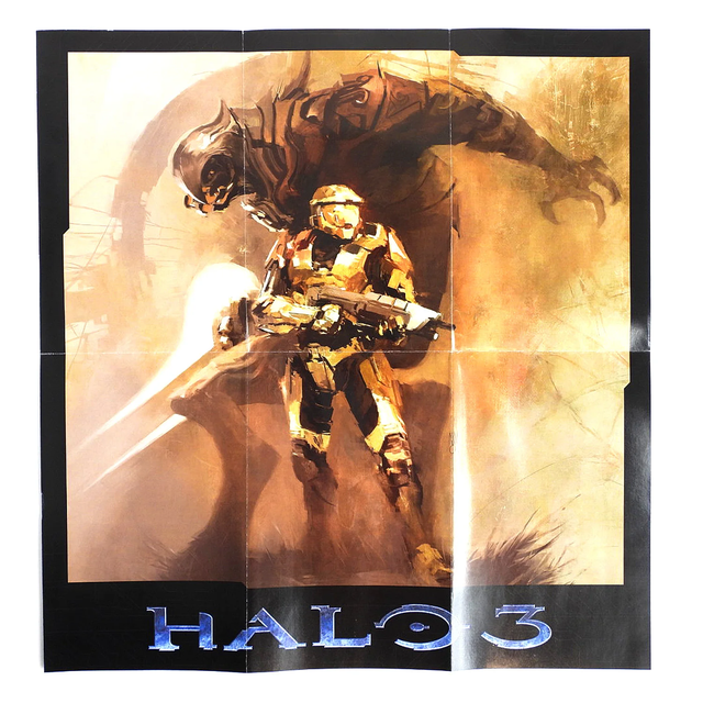 Very Good Condition Complete + Poster Halo 3 Xbox 360 $19 in XBOX 360 in City of Montréal - Image 3