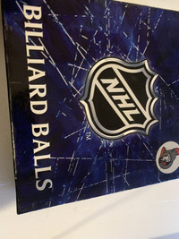 NHL billard balls - leafs and ottawa