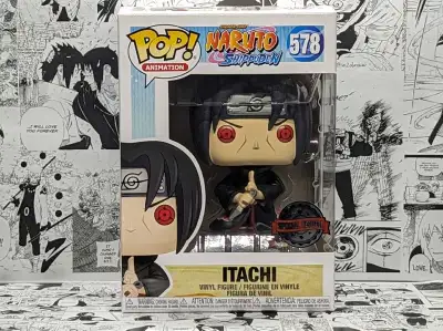 Up for grabs is the Funko Pop! Naruto Shippuden - Itachi Uchiha # 578, a must-have for any collector...