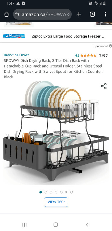 Dish Drying Rack in Kitchen & Dining Wares in City of Toronto