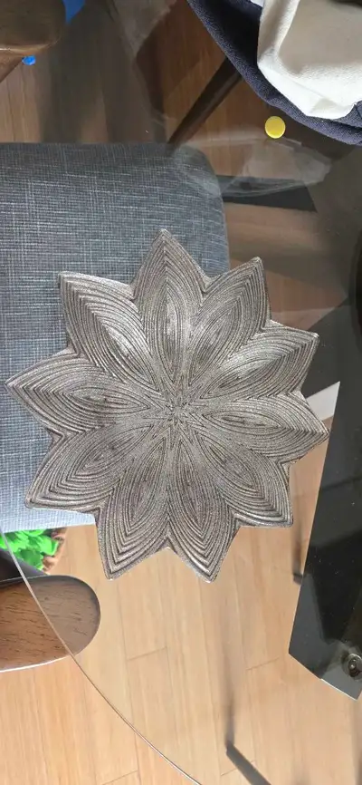 Star Flower Textured Decor Dish, View more