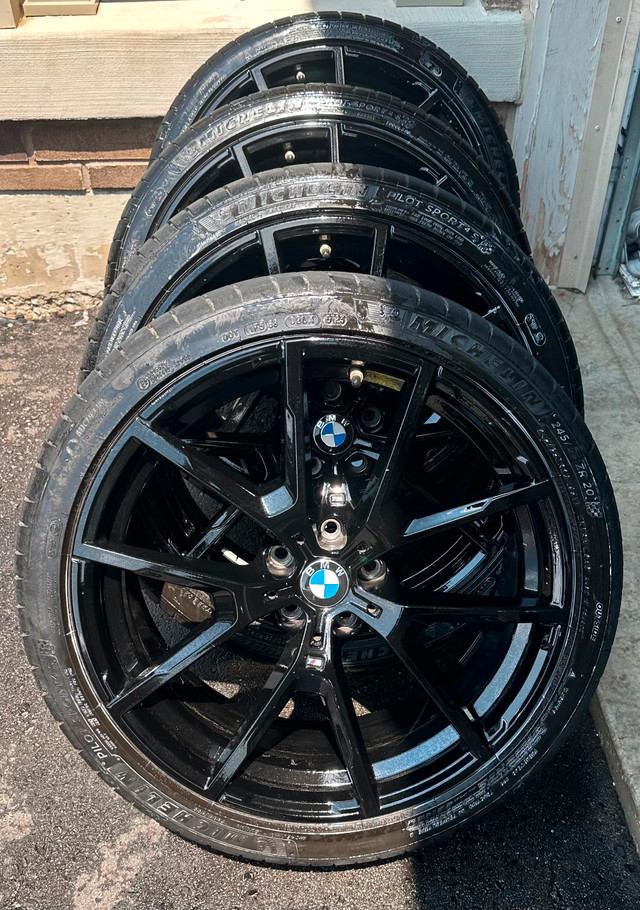 20” STAGGERED BMW 850xi RIMS & MICHELIN PS4 TIRE DOT 5123 5X112 in Tires & Rims in Mississauga / Peel Region