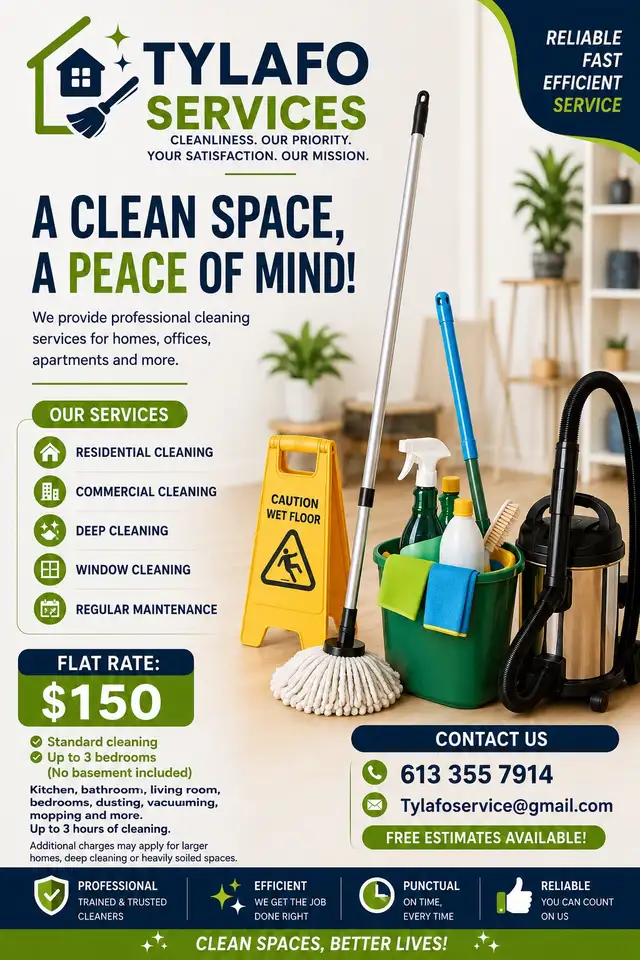 TYLAFO SERVICES – Professional Cleaning Services