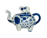 Vintage Handpainted Chinese Elephant shaped Teapot