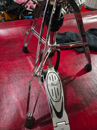 Pearl hi-hat & bass drum pedal., View more