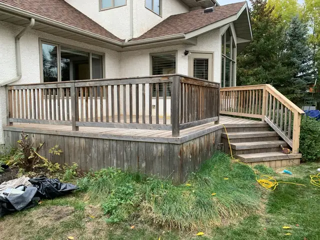 Deck , Fence Wood Staining
