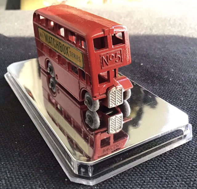 MOKO Lesney Matchbox 5B London bus GREY plastic wheels. Nice! in Arts & Collectibles in Hamilton - Image 4