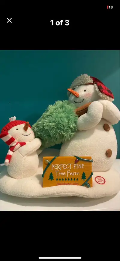 Hallmark 2014 Perfect Pine Tree Farm Christmas Singing snowman , View more