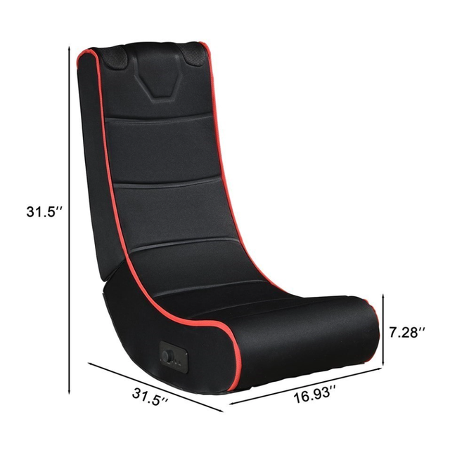 Video Game Chair (Foldable & Has Back Support) - Floor Rocker in Chairs & Recliners in City of Toronto - Image 4