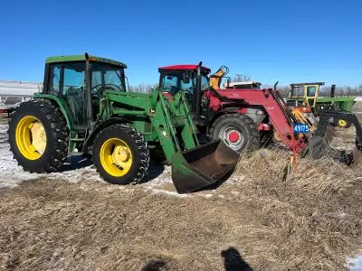 For sale by timed online auction April 8th . Tractors, telehandler, scissor lift, backhoe loader, ov...