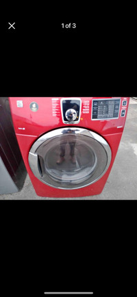 Kenmore red dryer with warranty 