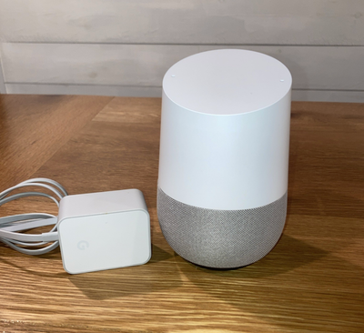 Google Home Smart Assistant Speaker White Slate w/ Power Cable, View more