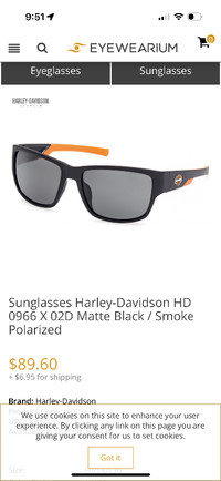 Harley Davidson Polarized Sunglasses