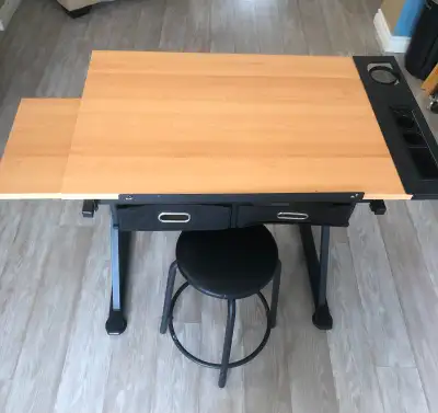Art & craft creative centre model # 10299013 / Black/Maple great desk, just have no room for it anym...