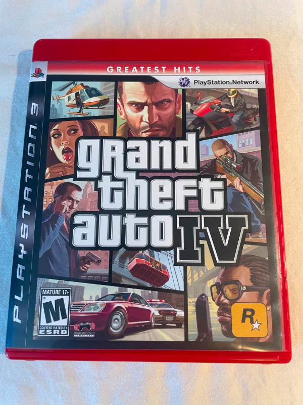 Grand Theft Auto IV 4 avec manuel, Playstation 3, PS3 - Parfait! dans Sony PlayStation 3  à Ville de Montréal - Image 2