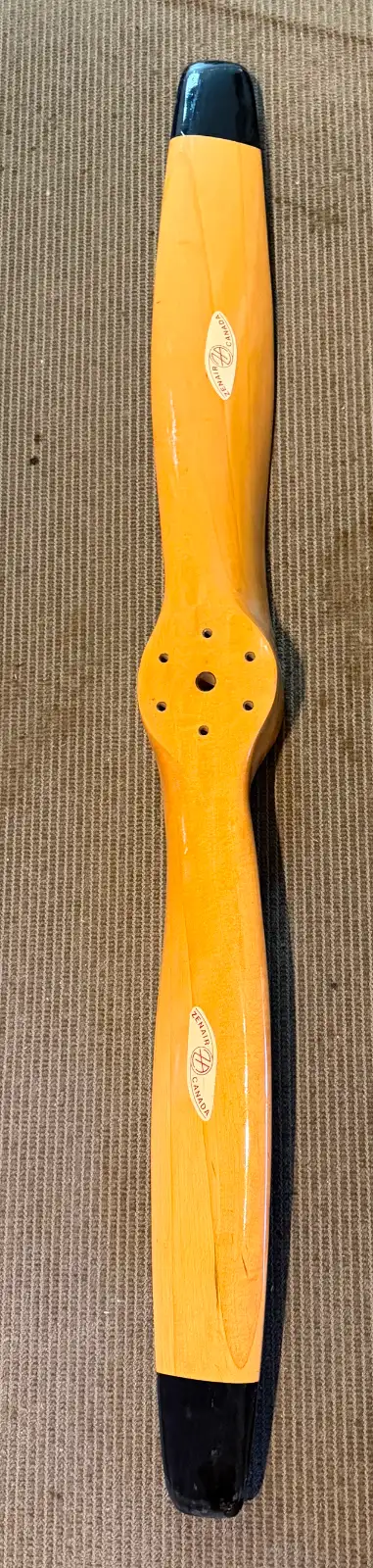 Zen Air Aircraft Wooden Prop. 68 inches high. 6 inch hub with six bolt pattern. (For a Piper Cub). H...