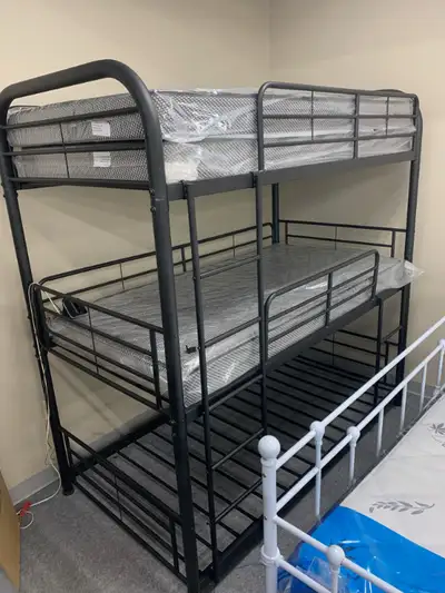 Triple Metal Bunk Beds, View more