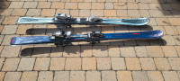 Skis 162 and 154 mens and womens 