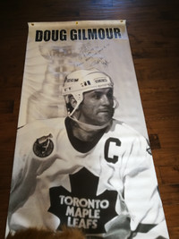 Doug Gilmour canvas banner