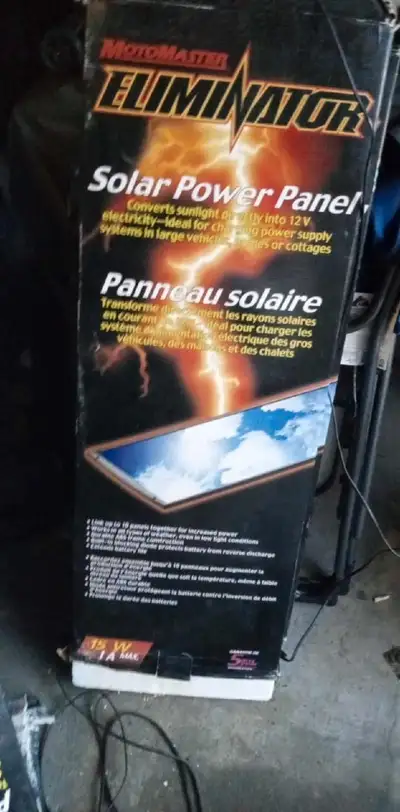 4 MotoMaster Solar panel, View more
