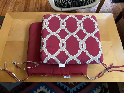 2  Patio Seat Chair  Cushion Outdoor Hampton Bay (Upper Beaches), View more