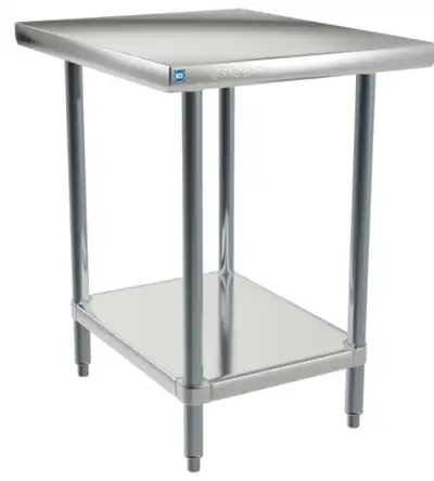 Heavy-Duty Sagetra Stainless Steel Work Table 30″ x 24″, View more