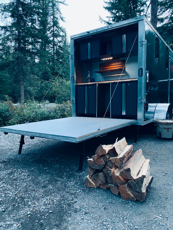 6x12 enclosed trailer camper conversion