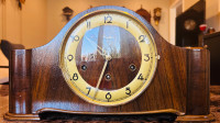 MAUTHE MANTEL CLOCK - 8 Day with Westminster Chime.