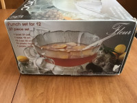 Punch Bowl Set  for 12