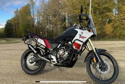 2021 T7 Yamaha tenere 700. 16,000 km. Solid bike. Needs nothing. Lots of extras. - camel skid plate....