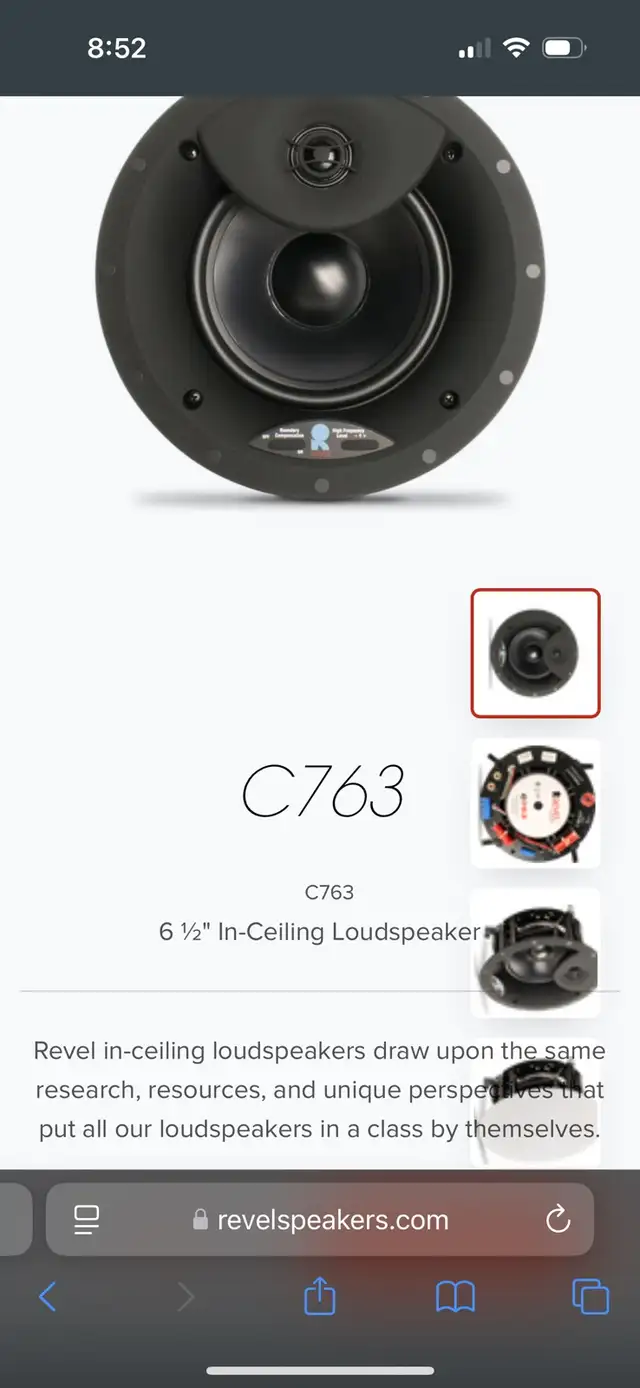 Revel audio- ceiling/ wall speakers in Stereo Systems & Home Theatre in Hamilton - Image 10