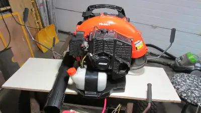 echo pb-580t backpack blower leaf / snow blower 58 cc, View more