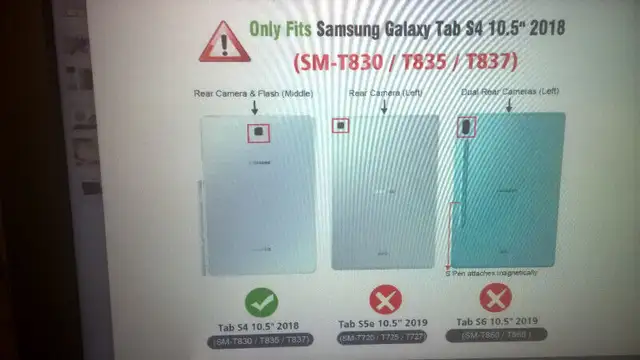 Fintie Keyboard Case for Samsung Galaxy Tab S4 10.5 2018 Model in iPad & Tablet Accessories in Bedford - Image 3