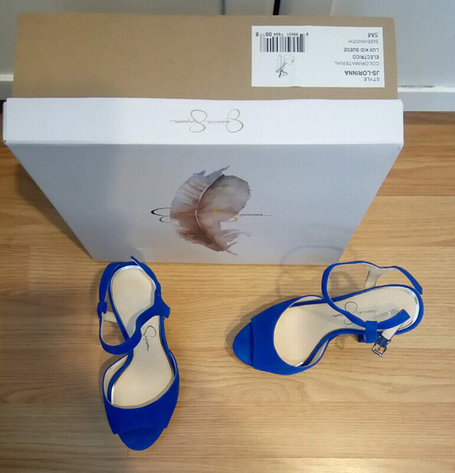 New Jessica Simpson blue heeled sandals - size 5 in Women's - Shoes in City of Toronto - Image 3