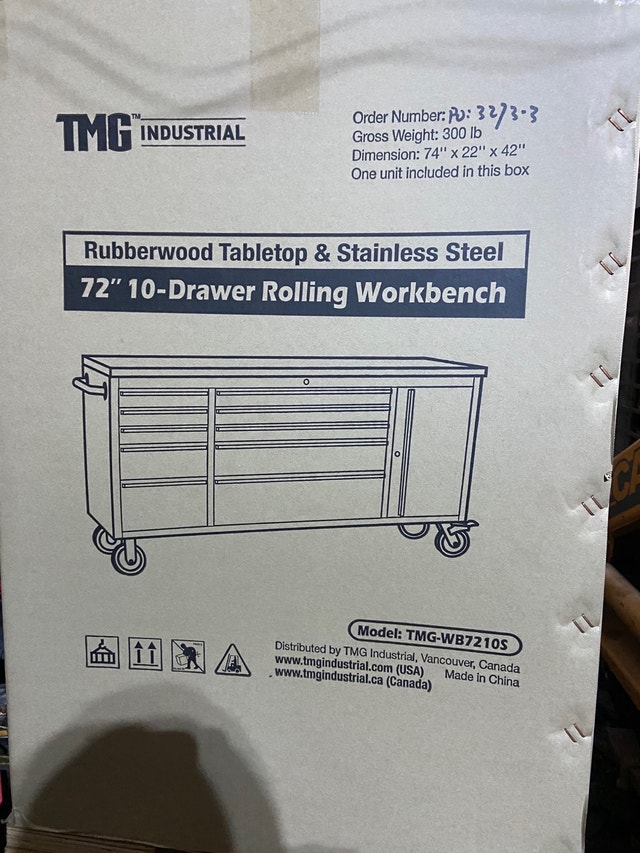 TMG 6ft(72”) 10 Drawer toolbox Tool Storage & Benches Winnipeg Kijiji