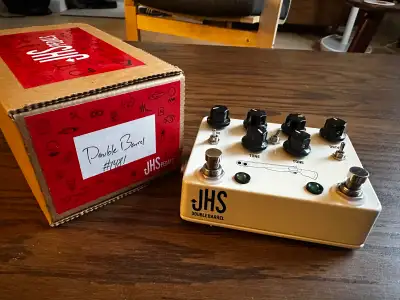 Selling a used JHS Double Barrel overdrive pedal. This versatile pedal is in good condition and deli...