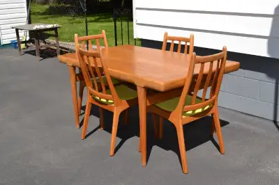 Mid Century Teak Table set, View more