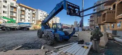 I have a Genie GTH-1056 telehandler available for rent, perfect for construction and material handli...